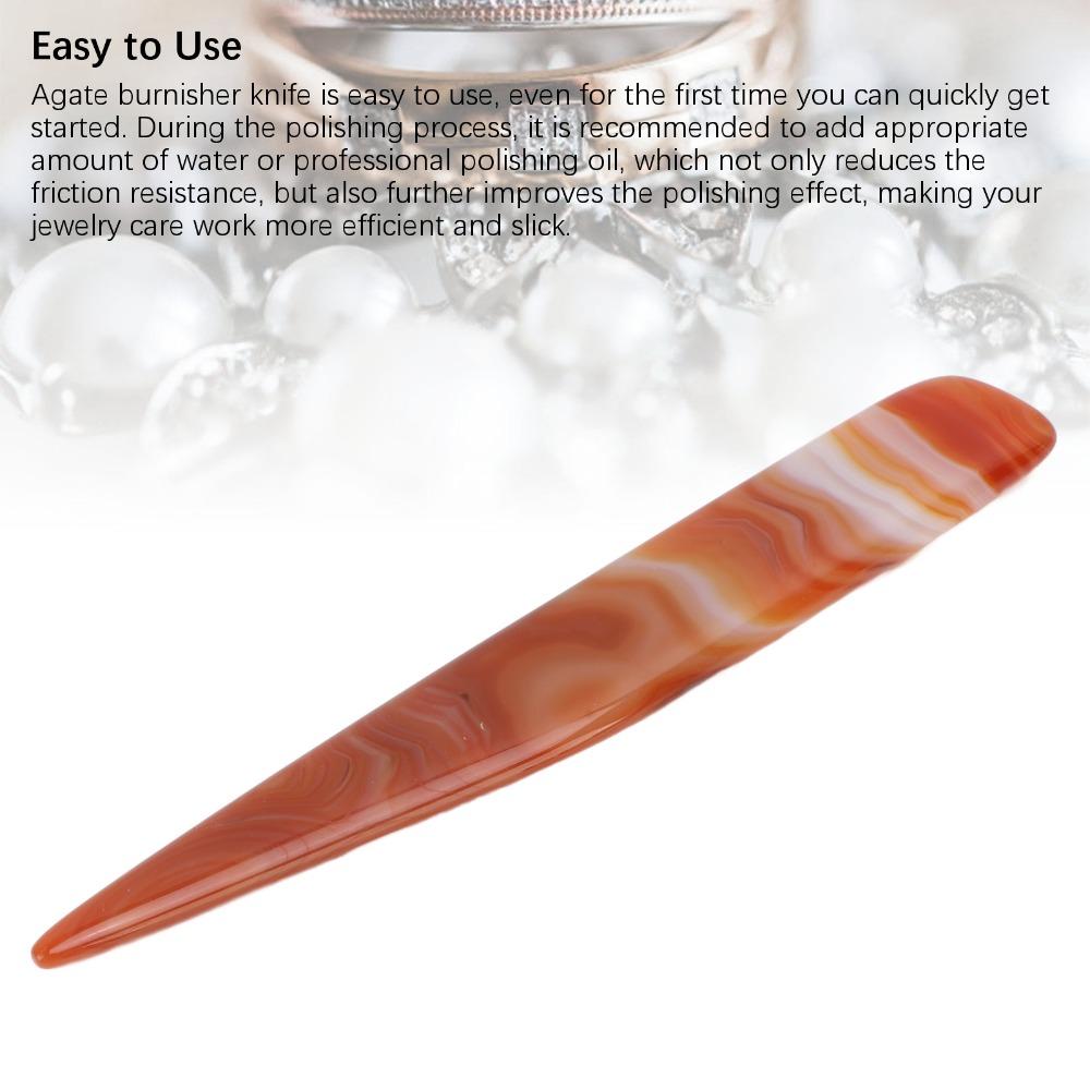 Glossy Finish Jewelry Polishing Tool Multiple Sizes Burnishing Tool Agate Burnisher Craft Work
