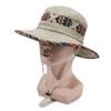 Vintage Wide Brim Hat National Wind Anti-uv Bucket Hat Causal Western Cowboy Hat  Fishing