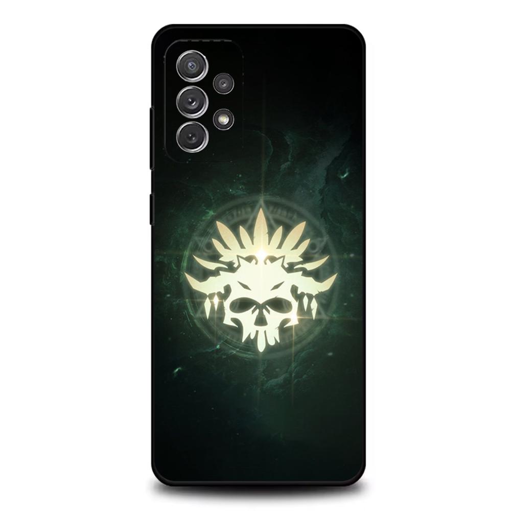 Чехол для телефона 'Лорд Тайн' для Samsung S25, S24, S21, S22, S23, S30, Ultra, S20, Plus, Fe, Lite, Note, 10, 9, 5G Черный