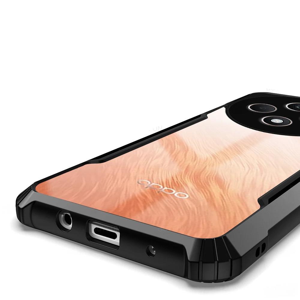 Case for Oppo Reno 12FS / 12F, AntiDrop Hybrid, black