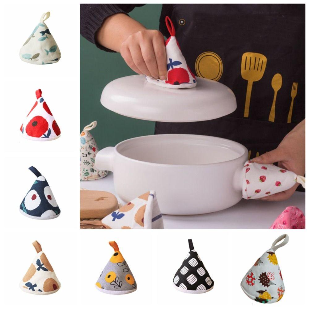 Insulation Anti-Scalding Pot Triangle Hat Cloth Cover Pot Holder Enamel Pot Pot Handle Kitchen
