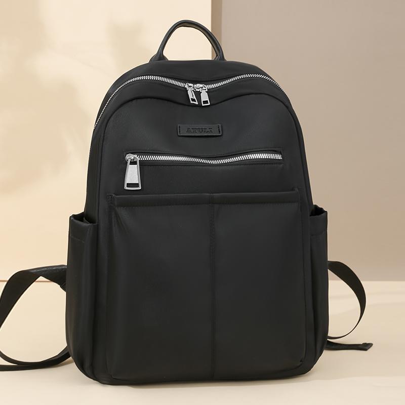 Solid Color Women's Large Capacity Backpack Commuter Travel Backpack