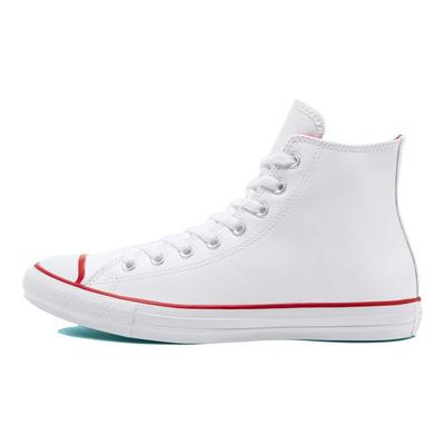 Chuck Taylor All Star Сезонный цвет Кожаные Высокие Кроссовки Унисекс Кроссовки Белые 166729C