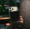 Роскошный гладкий бизнес-кейс из сплава с 3D гофрированной полоской для чемодана для IPhone 17 Pro Max 16 15 14 Pro Max, противоударный защитный чехол