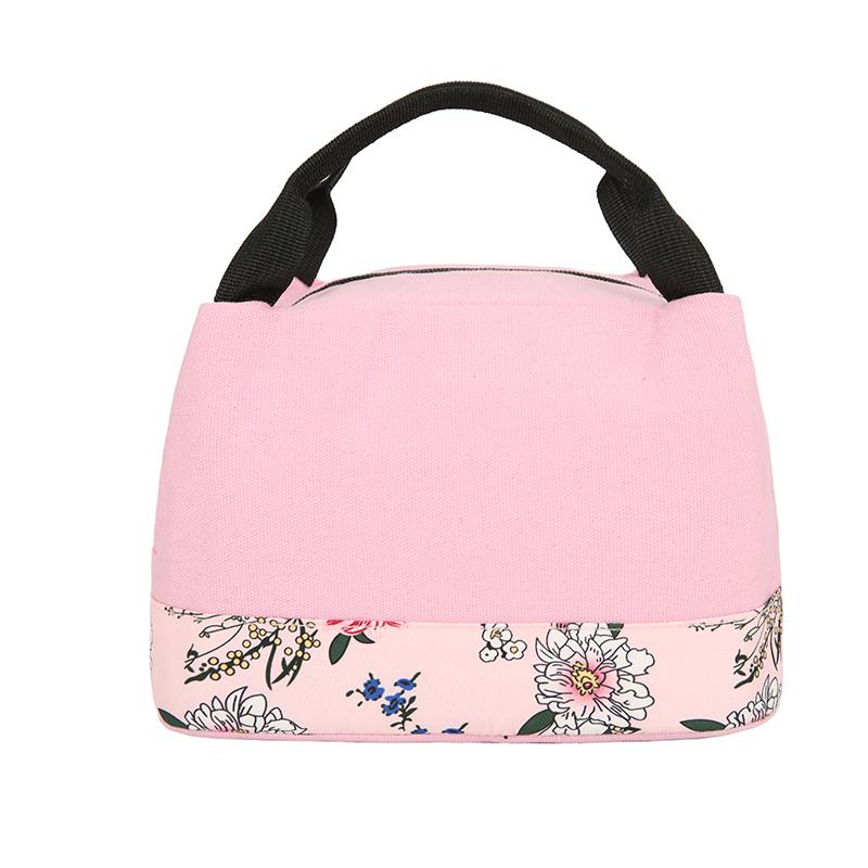 Girl Flower Printed Primary Junior High University Bookbag Lunch Bag Pencil Case 3pcs Backpack Sets Youth School Backpacks