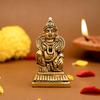 100% Pure Brass Kuber Murti (7 Cm) | Kuber Statue for Vastu | Kuber Murti for Car Dashboard, Pooja Room, Home Puja,