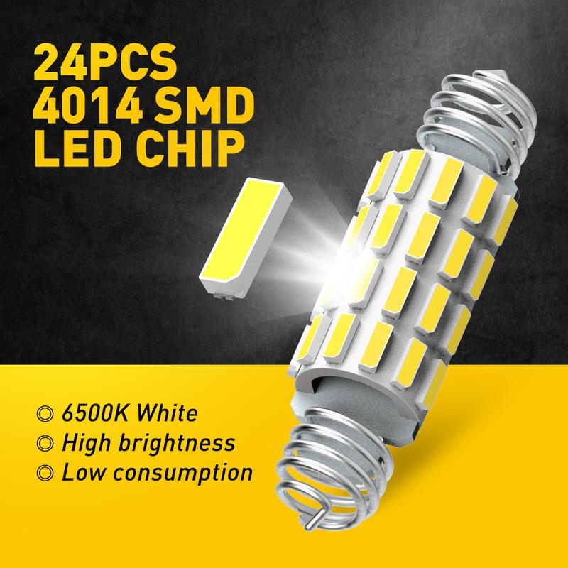 2/4Pcs C5W C10W LED Bulb Canbus 39mm 41mm 42mm LED Interior Reading Light Festoon Auto Dome License Plate Luggage Trunk Lamp