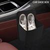 Car Shoe Storage Pouch Luggage Travel Shoe Organizer Portable Shoe Pouches Organizer Waterproof Leather Automotive Seat