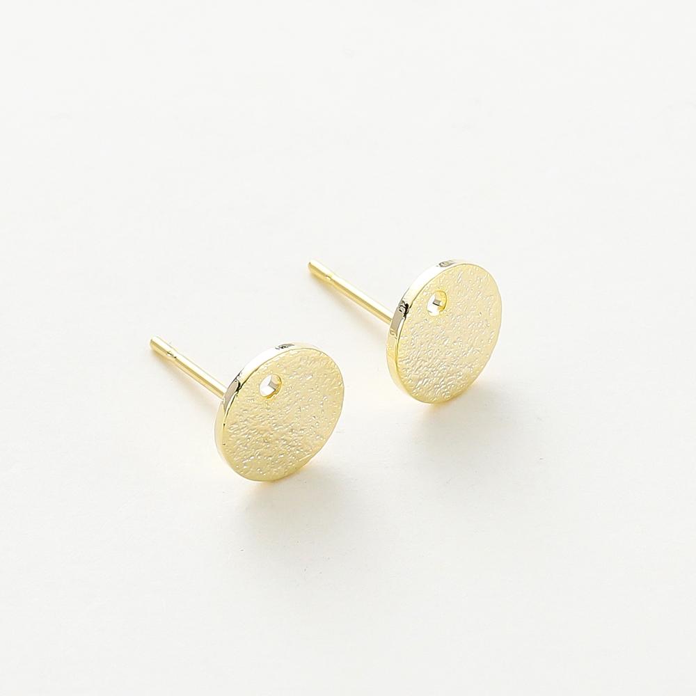 10 шт. Латунные швензы для серег с покрытием под 14K/18K золотой цвет, матовые, для изготовления серег своими руками, аксессуары, расходные материалы