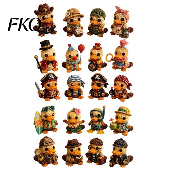 Hand-stringing Bead Kit 3D Beaded Platypus DIY Kit, Tiny Animal Crafting Set, Making Beginner Beading Set for Adults, Creative Decoration, Birthday