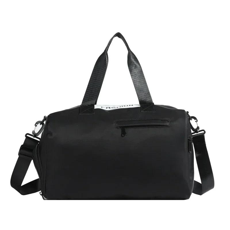 Большая вместимость, прочная холщовая дорожная сумка на молнии, горячая распродажа, молодежная сумка через плечо для женщин, новый стиль, повседневная универсальная сумка-тоут