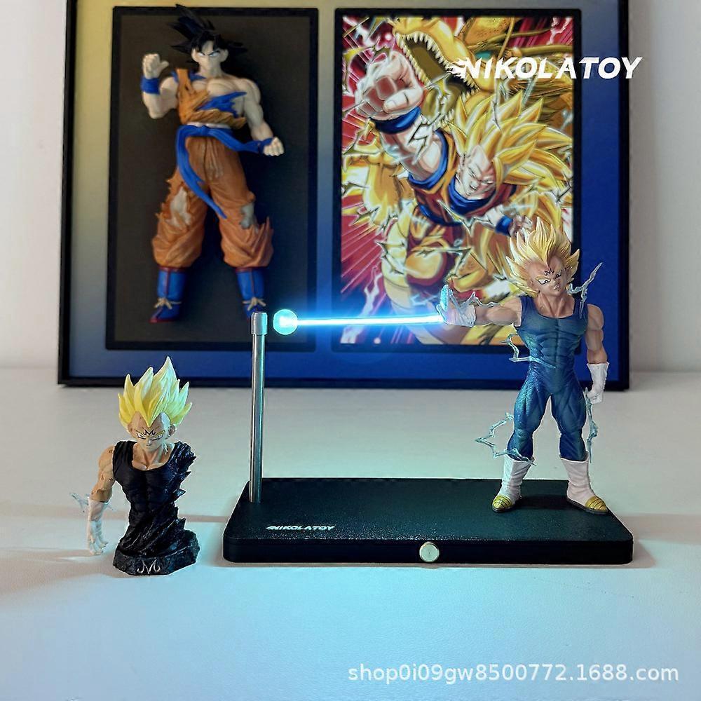 Z Majin Vegeta Magnetic Night Light Anime Figure Desktop Decor 26CM Collectible Model