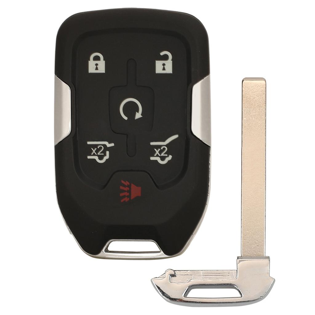 6 Button Smart-Key Cover Cases Replacement for Chevy Tahoe Suburban Keyless Entry Remote Control for Key Fob Housing-She