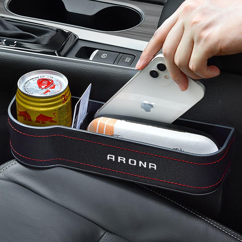 Car Seat Slit Storage Box Auto Accessories For Seat Leon Ibiza Ateca Arona Cordoba Toledo Altea Alhambra Arosa Exeo Mii Tarraco