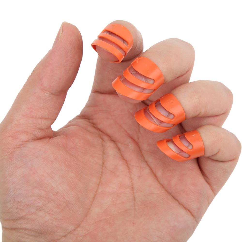 8PCS Multiple Sizes Guitar Finger Pick Adjustable Instrument Accessory Set  Stringed Instrument