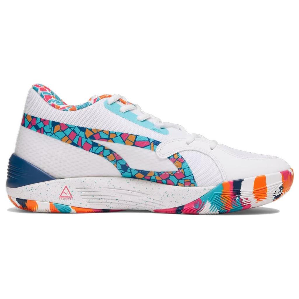 Puma Кроссовки TRC Blaze Court Venice Beach League Мужские Белый Розовый 379788-01