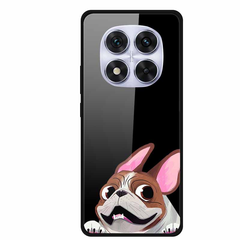 Стеклянный чехол для телефона Xiaomi Redmi Note 14 Pro 4G, Чехол для телефона из закаленного стекла, Жесткая задняя крышка для чехла Redmi Note 14 Pro 5G, Мягкий бампер