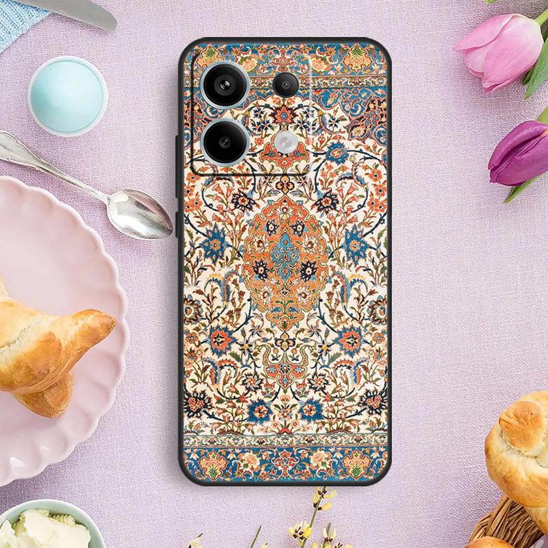 Чехол с персидским ковром и цветочным узором для Xiaomi Redmi Note 12 11 9 10 13 Pro Plus 9S 10S 11S 12S Redmi 12 10 C 9C 13C