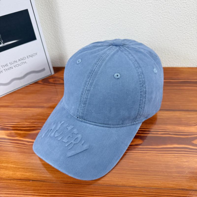 Cap Baseball Cotton With Emblem Design For Spring Sun Fashionable Protection