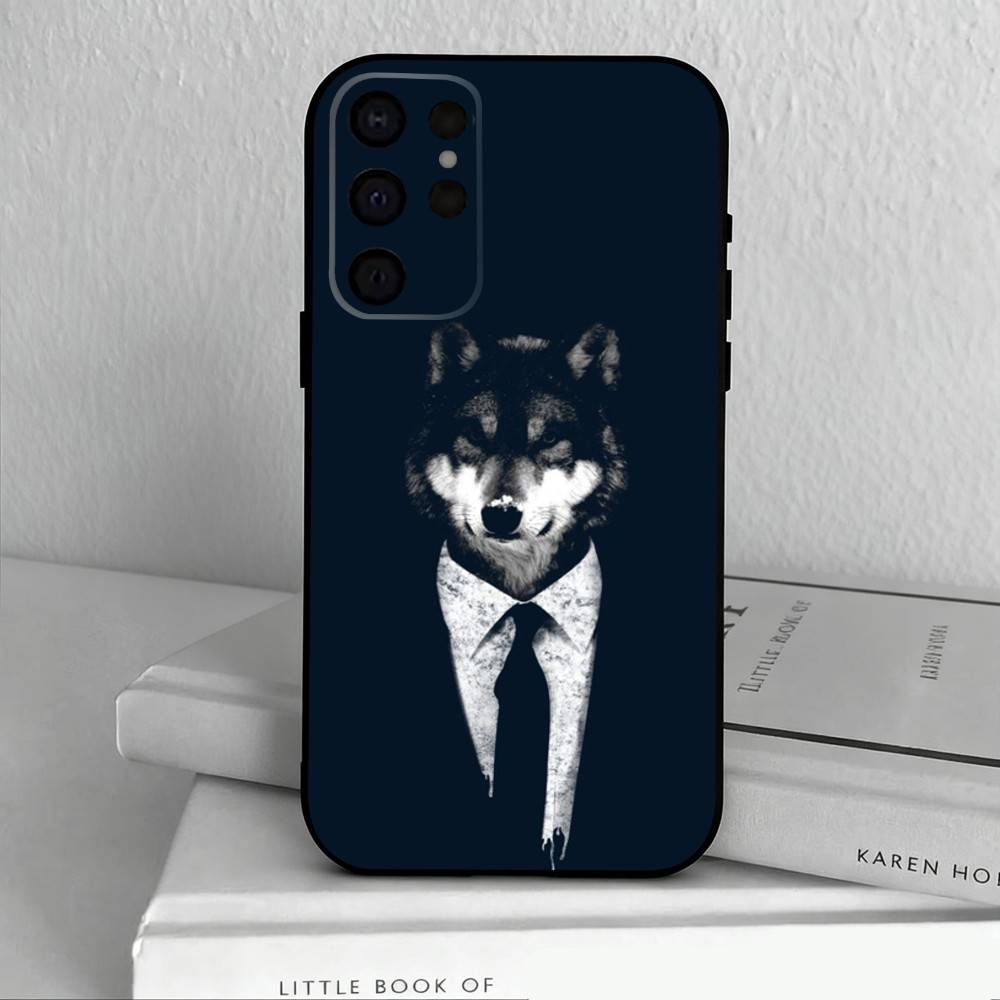 Крутой чехол для телефона Alpha Sigma Wolf для Samsung S25, S24, S21, S22, S23, S30, Ultra, S20, Plus, Другие Мягкий черный чехол