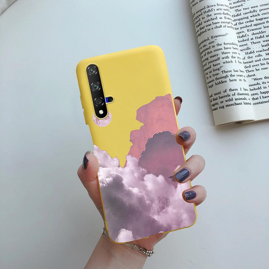For Honor 20 Case For Honor 20 Pro YAL-AL10 Cover Cute Cat Cartoon Painted Phone Case For Honor20 20Pro YAL-L21 Soft Bumper Capa