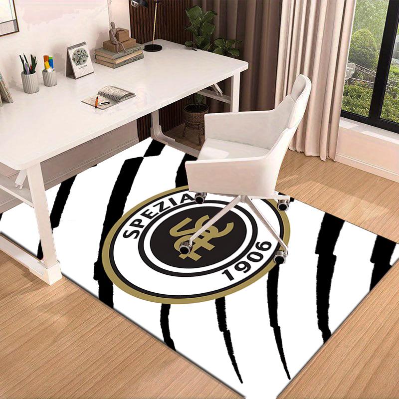 1PC Spe-zia 1906 Emblem Rug Game Carpet, Floor Mat for Bedroom Living Room Entryway Rug, Home Decor Idea Gift for Christmas birthday