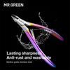 MR.GREEN Cuticle Nippers Gorgeous Colorful Cuticle Scissors Nail Manicure Clippers Trimmer Dead Skin Remover Cutters Beauty Tool (MR-1050)