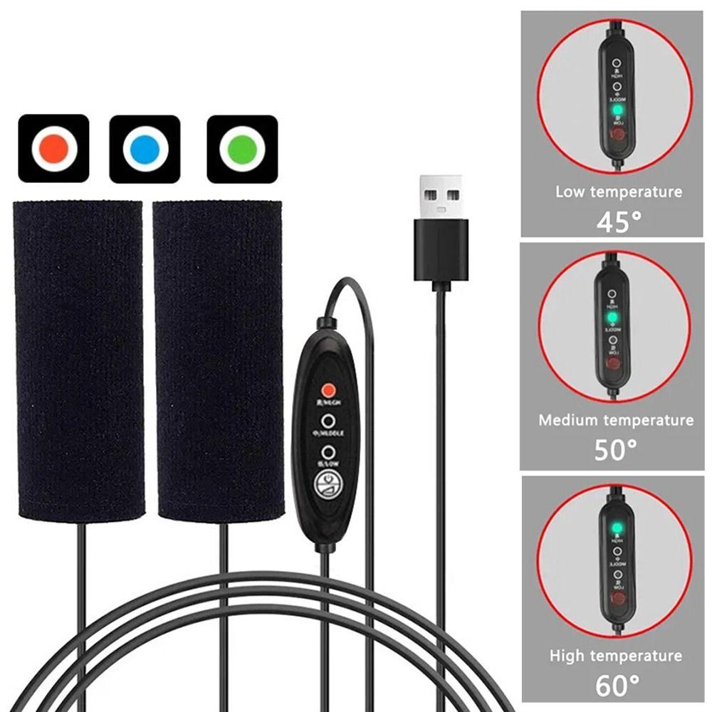 Non-slip Motorcycle Handlebar Warmer Warm Heating Handle Grips Cover Autumn/Winter