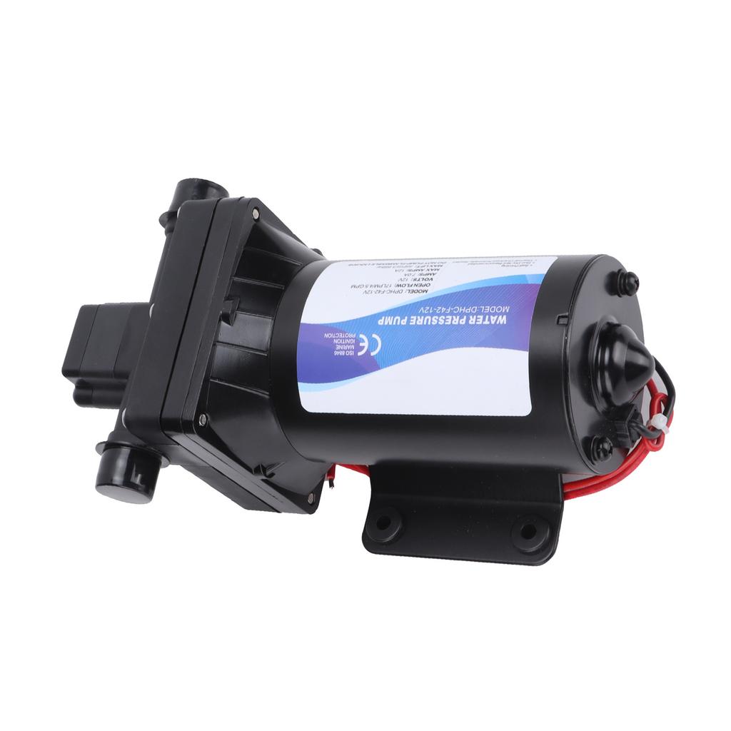 12V Электрический диафрагменный насос Автоматический самовсасывающий для автодома, яхты, лодки, сада