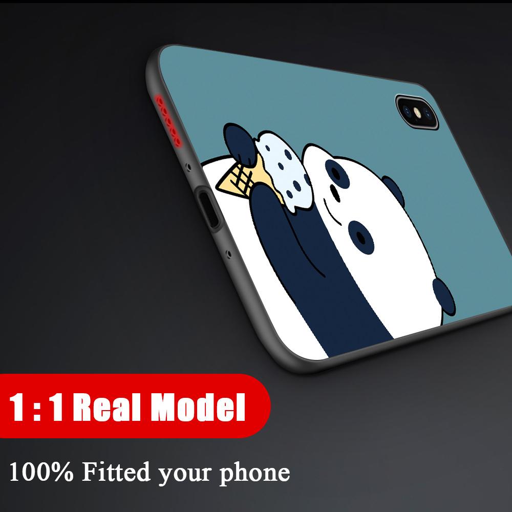 Противоударный мягкий чехол, модный милый чехол с пандой для девочек и мальчиков, милый мягкий силиконовый чехол из ТПУ для телефона iPhone OnePlus Huawei Honor