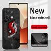 Японское искусство текст мода любовь дизайн Чехол для телефона для Redmi Note 14 13 12 11 Pro Plus S 5G 14C A3 Мягкая черная крышка для телефона