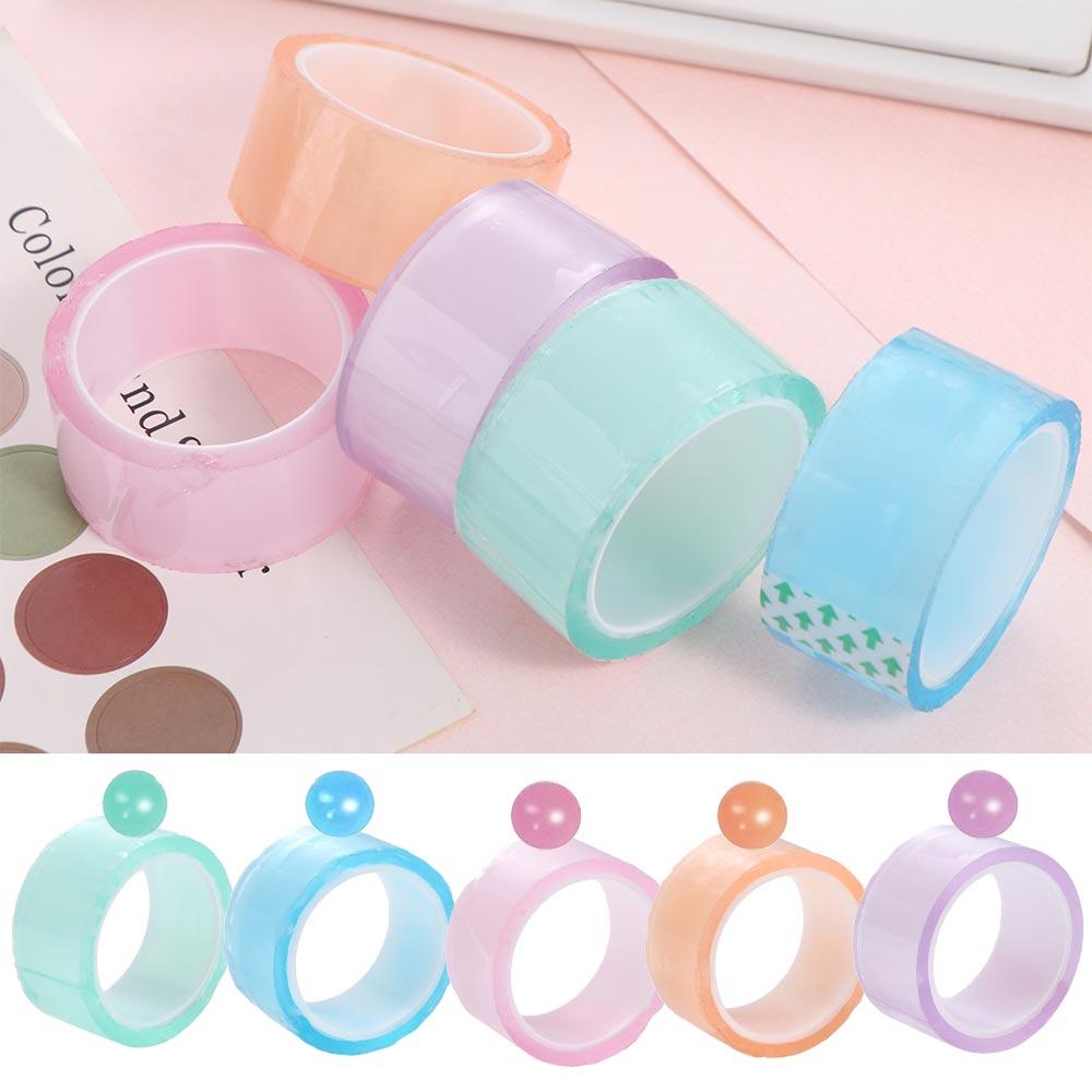 Making Colored Ball Sticky Ball Rolling Tapes DIY Ball Sticky Tapes Rolls Adhesive Tapes Adult