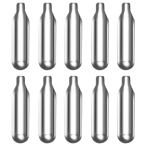 10 шт. Зарядные баллончики для сливок для сифонов 8,5 г Закись азота Стальной баллончик для молочных и веганских топпингов Альтернатива молочным продуктам