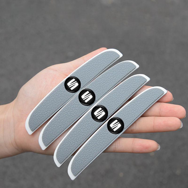 ydsh2 Car door window edge anti-collision sticker carbon fiber protection sticker For Seat leon fr mk2 mk3 lbiza Altea Accessories