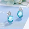 Lindon Fashion Copper Alloy Zircon Jewellery Drop Earrings For Women Wedding Party Gifts
