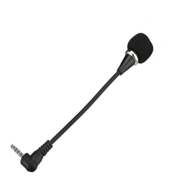 Metal Computer Microphone Double Channel Auditory Input For Online Meeting Podcast Gaming 3.5mm Port Wide Compatibility