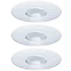 Toyo Sasaki Glass Orbit Rimmed Bowl Size Set of Made In Large Round Glass 46155 Plates, 270, 3, Japan, Plates, Dishes, Tableware,