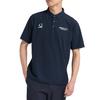 Move Sports Descente Golf Short Sleeve SUNSCREEN Mini Pique Polo Shirt with Cooling NV00 Function, Men's (ST5SHSZ4MB)