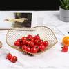 Художественная фруктовница Декоративная корзина для хранения Поднос для демонстрации хлеба и закусок Украшение для гостиной Кухонные принадлежности