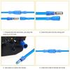 100 Pcs Electrical Connectors, Wire Connectors Insulated Male Female Electrical Terminals & Kits Butt Connectors 0.5-6.0mm² Waterproof
