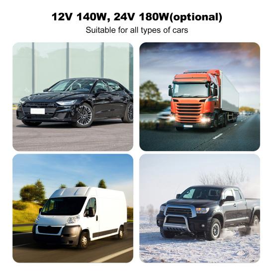 Practical Car Heater Fan Fast Heating Safe Quick Defogging