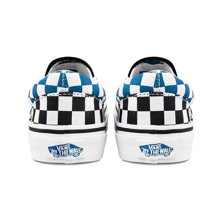Vans Slip-On Canvas Low Top Kids Skate Shoes Three Color Checkerboard Kids Sneakers VN0A4BUT2JE
