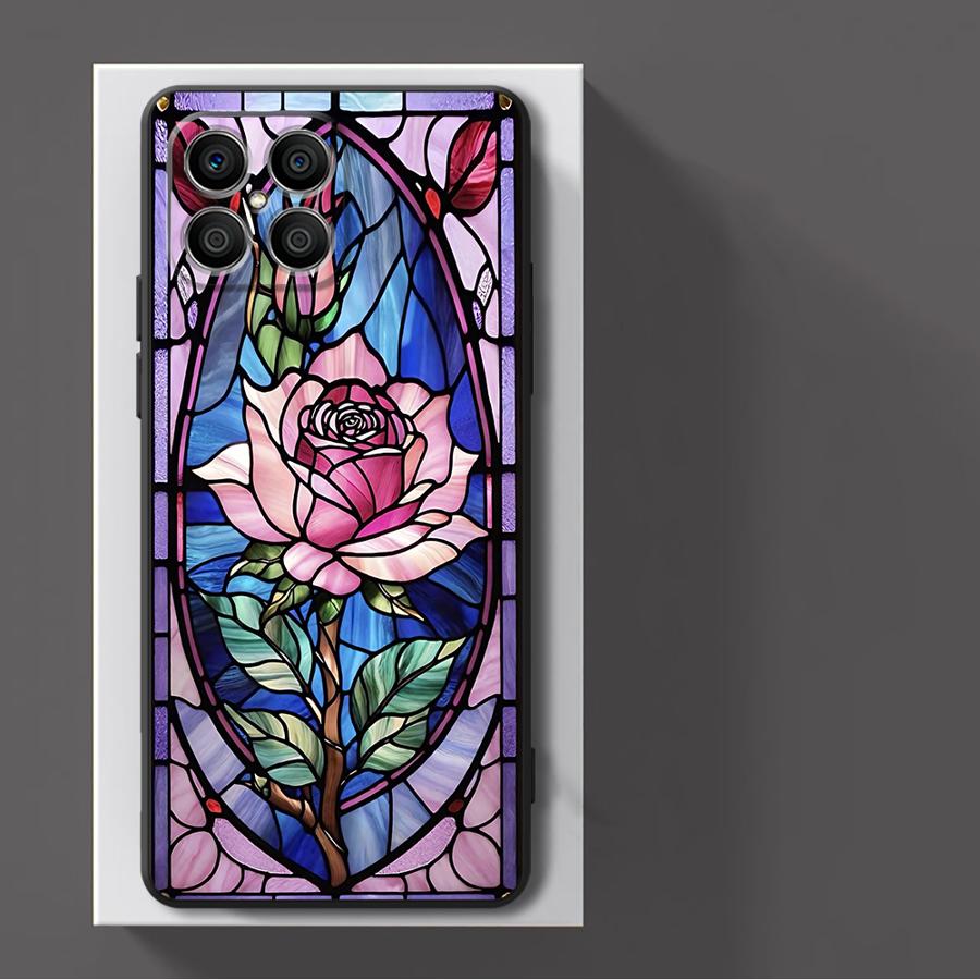 Soft Cover Phone Case for Honor X7a X8b X7b X9a X9C X7d X9D X5c X9b X8a Colorful Window Flowers