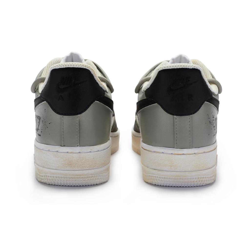 Nike Air Force 1 811 Производственные Нескользящие Низкие Скейтбордические Кроссовки Мужские Черно-Бело-Серые CW2288-111(Команда80-)