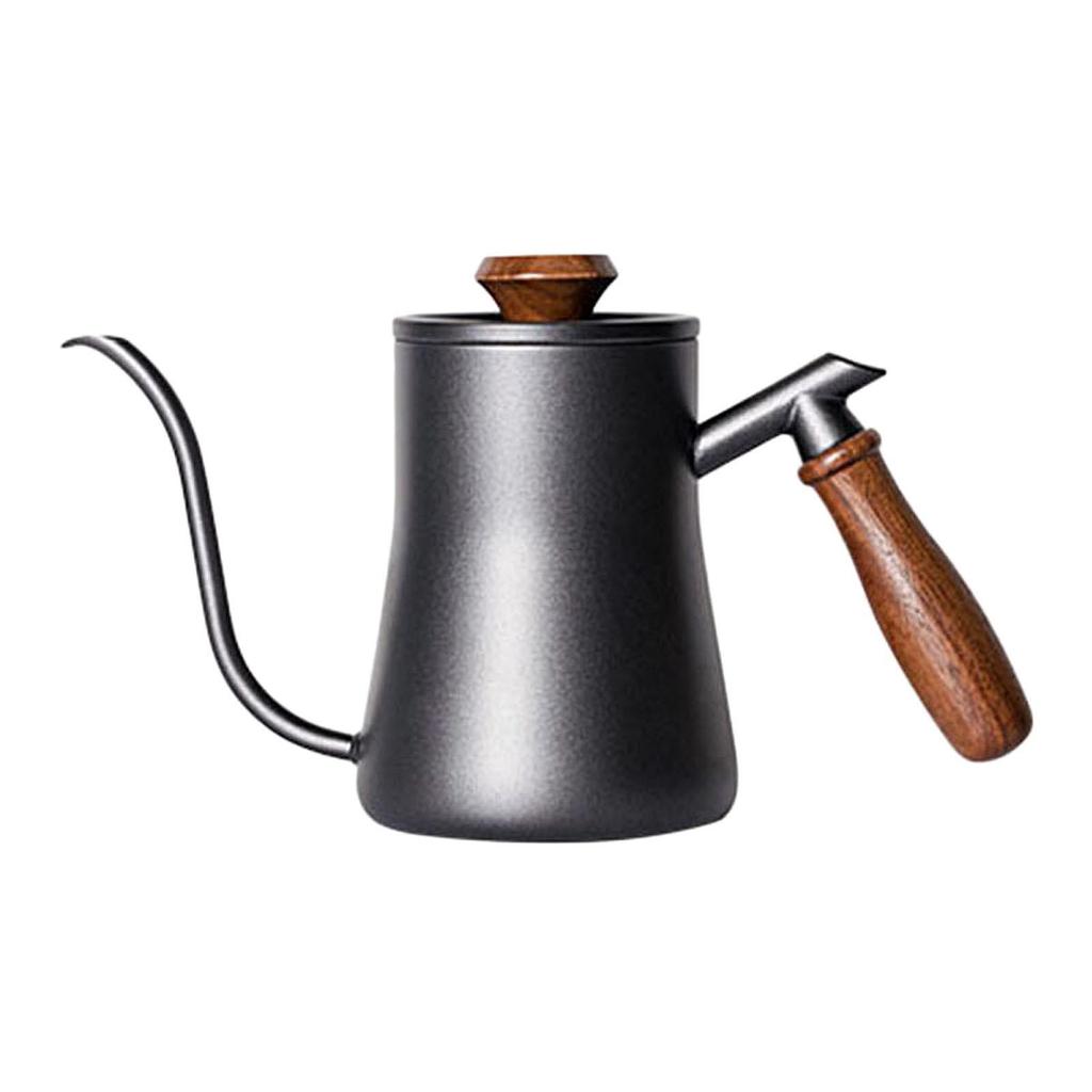 550ml Hand Punch Coffee Pot With Lid Drip Gooseneck Long Mouth Coffee Kettle Multifunctional Coffee Maker Coffee Accessories