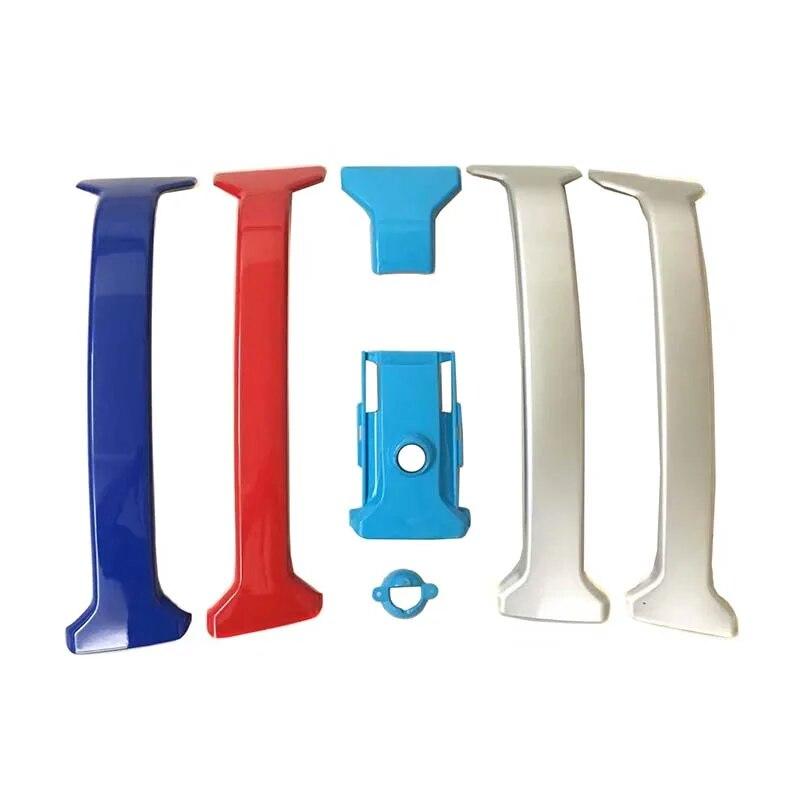 Передняя решетка автомобиля, накладки на бампер, 3 цвета, аксессуары для Toyota Land Cruiser Prado 150 LC150 FJ150 2014 2015 2016 2017