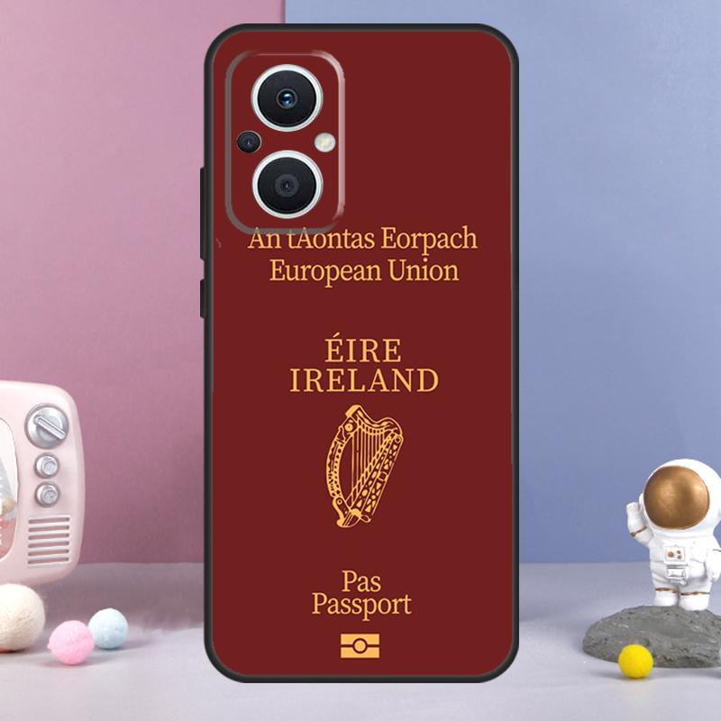Irish Passport Ireland Flag Funda For OPPO Reno 14 F 11F 12F 13F 10 11 12 13 Pro 7 8 Lite OPPO Find X8 X6 X5 X9 Pro Case