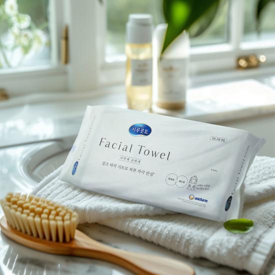 [НОВИНКА] Полотенце для лица Shirukotto 40P, корейская косметика