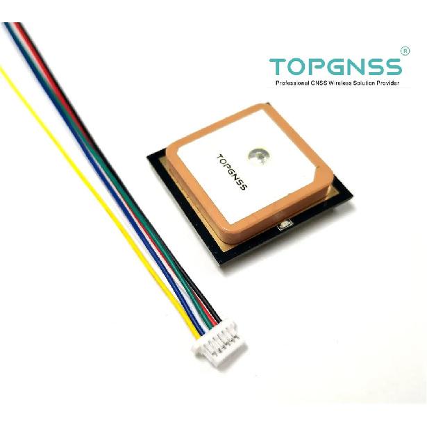 GN-801 TTL UART GNSS Modue GPS GLONASS dual mode M8n GNSS Module Antenna Receiver , built-in FLASH,NMEA0183 GN801 TOPGNSS