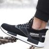 Men's Fashion Steel Toe Cap Safety Shoes Breathable Casual Sneakers Shoes Work Boots Puncture Sports